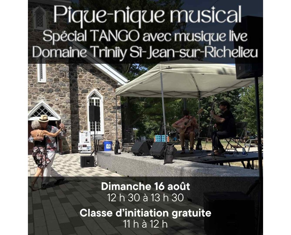 Pique-nique musical au Domaine Trinity - Événement gratuit